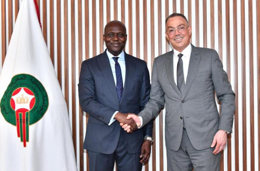 Coopération footballistique : Le sénégalais Abdoulaye Fall rencontre Fouzi Lekjaa au Maroc