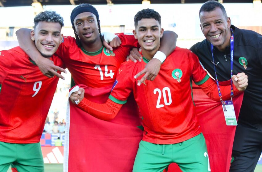 Coupe du monde U20 : Le Maroc passe en demi-finales et poursuit son rêve