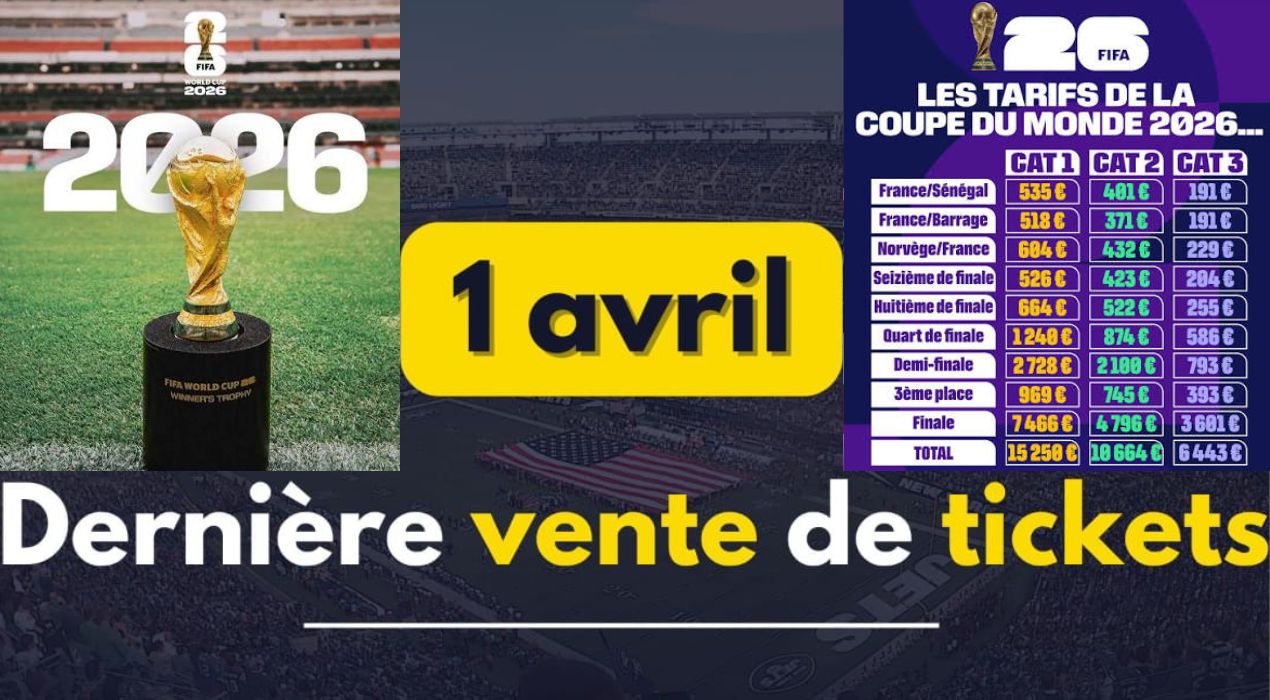 Mondial 2026 : La FIFA lance la dernière vente de billets