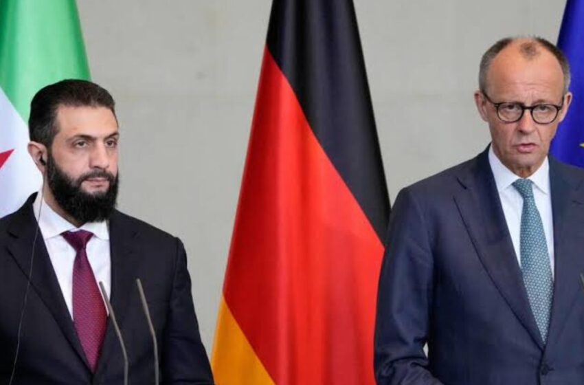  Allemagne : Merz veut le retour de 80 % des réfugiés syriens après la visite d&rsquo;Al-Charaa