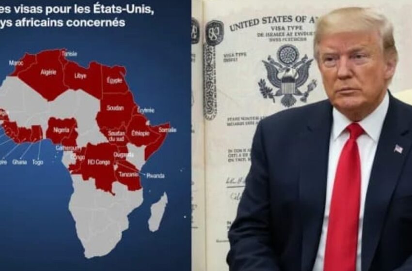  Afrique : Washington restreint les visas de 25 pays du continent