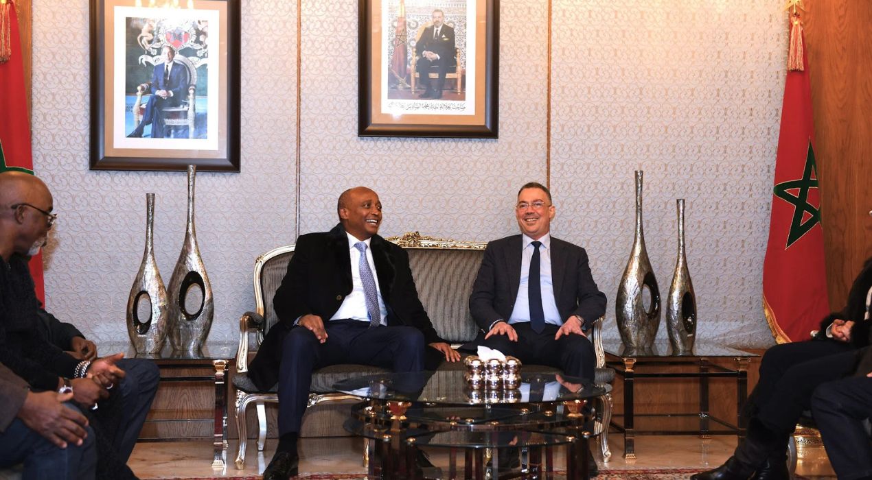 Patrice Motsepe à Rabat après sa rencontre avec le Sénégal