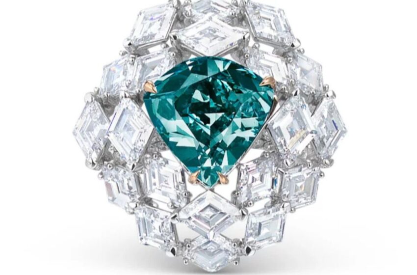  Afrique centrale : Un diamant bleu-vert record vendu à Genève