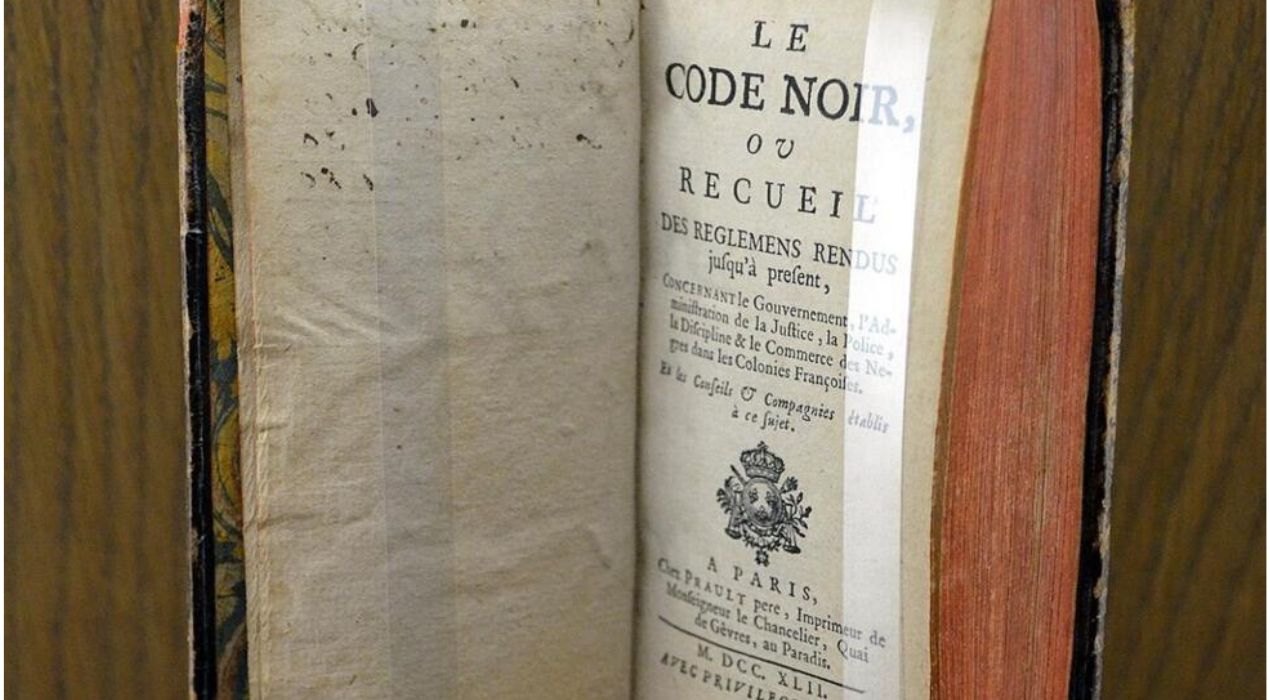Abrogation du Code noir : La France efface enfin la tache