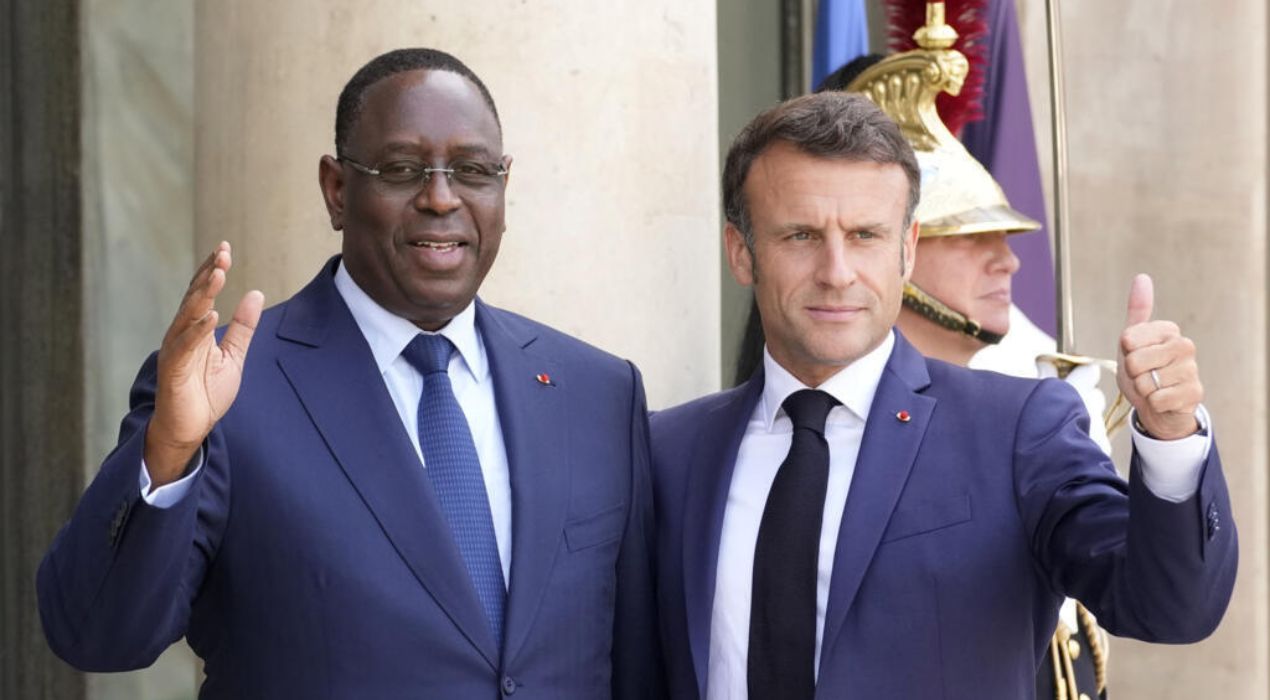 Macky Sall présente sa candidature ONU à Macron