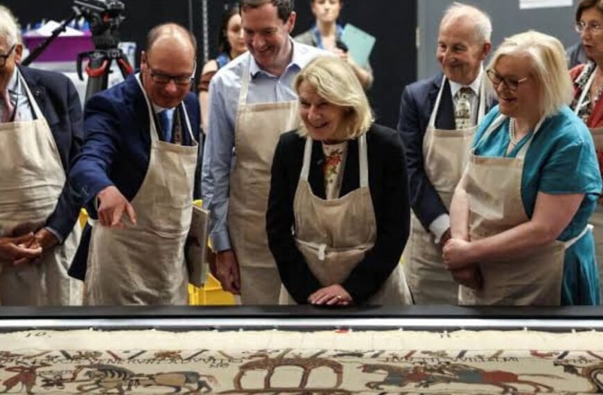 Londres : La tapisserie de Bayeux…